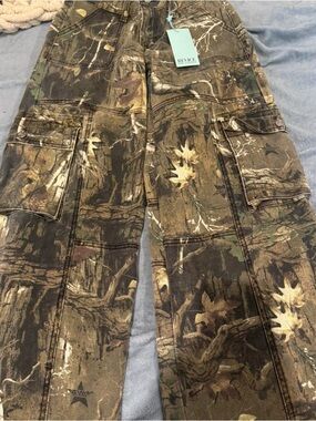 Camouflage Cargo Pants - Brown/Green Camo